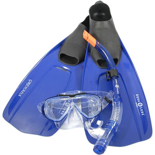 Aqua Lung Aqualung Grenada 3er Schnorchelset – Blau – blau