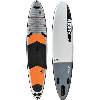 Lightboardcorp Light 3L MFT Freeride Platin Series 12 4 SUP Orange - grau Lightboardcorp Light 3L MFT Freeride Platin Series 12 4 SUP Orange - grau