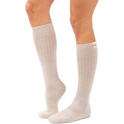 Eivy Rib Wool Socks Faded Cloud - beige Eivy Rib Wool Socks Faded Cloud - beige