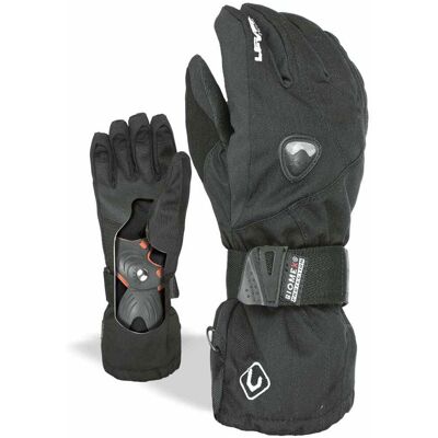 Level Fly Junior Kinder-Skihandschuhe Black - schwarz Level Fly Junior Kinder-Skihandschuhe Black - schwarz