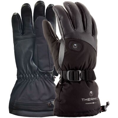 Therm-ic Powergloves Leather Ladies Black - schwarz Therm-ic Powergloves Leather Ladies Black - schwarz