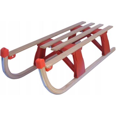 SLHLAWWE Snow Folding Sledge Red - braun SLHLAWWE Snow Folding Sledge Red - braun