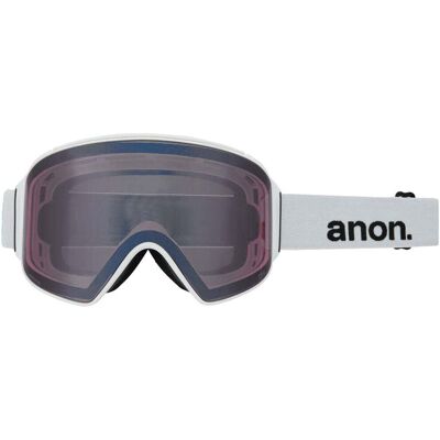 Anon M4 Skibrille - Zylindrisch, Weiß, Perceive Sunny Onyx, Variable Violet - Snowboardbrille Anon M4 Skibrille - Zylindrisch, Weiß, Perceive Sunny Onyx, Variable Violet - Snowboardbrille