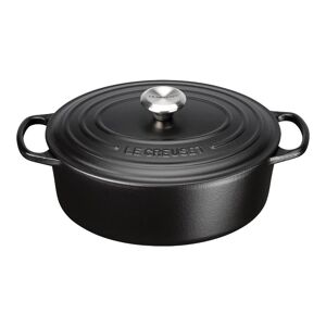 Le Creuset 'Bräter Signature oval' Bräter oval schwarz 31 cm / 6,3 L