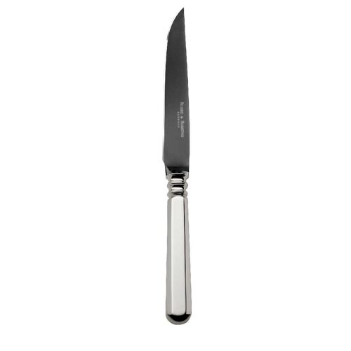 Robbe & Berking Alt-Spaten – 150 g versilbert Steakmesser Frozen Black 222 mm