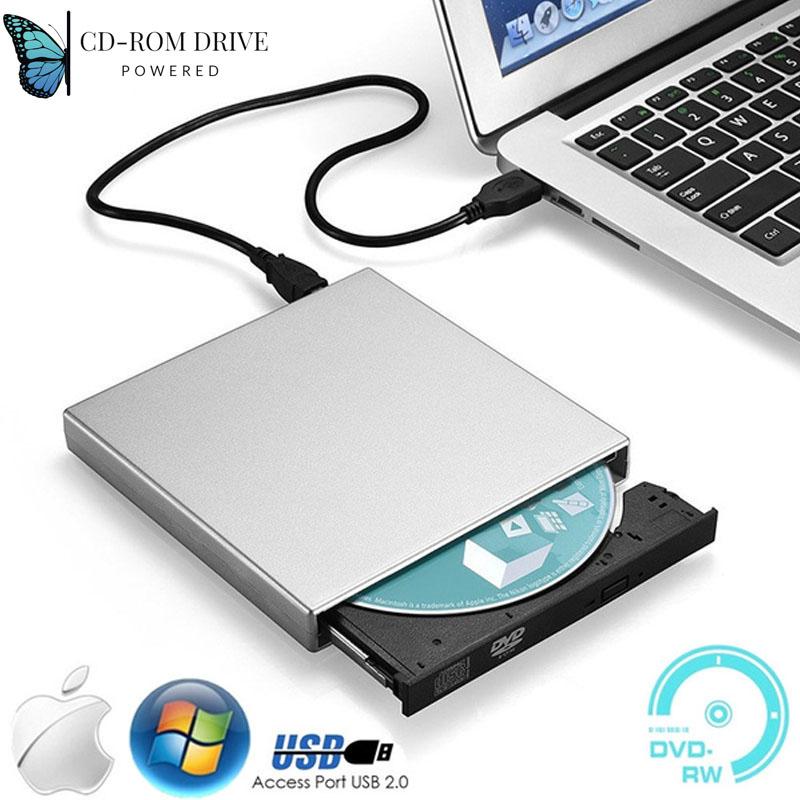 Electronicmall Usb 2.0 Externes Dvd Rom Optisches Laufwerk Cd Rw Brenner Dvd/cd-Rom Combo Writer Recorder Portatil Für Laptop Computer Pc