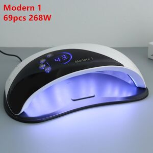 Ennketfscloin Moderner 1 268 W Nageltrockner Für Nägel, Led-Uv-Lampe Für Alle Gele, 69 Leds Uv-Lampe Für Die Nagelmaschine, Aushärtung, 10 S/30 S/60 S/99 S Timer