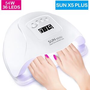 Pheaton Nail Dmoley Sunx 5 Plus Nageltrockner Uv-Led-Nagellampe Mit 4 Timer-Lcd-Display Unten