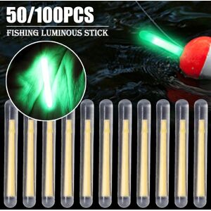 Aloisia 50/100pcs 2,2-4,5mm Nacht Angeln Float Stange Lichter Sl Licht Dark Glow Stick Nützliche Angeln Fluoreszierende Leucht Zubehör