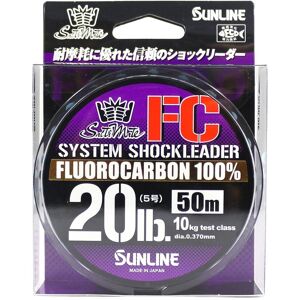 Sunline Fluorocarbon Leader Saltwater System Shock Leader 50m 20lb (9161)