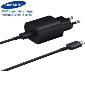 Original Schnelllade-Wandladegerät Für Samsung Galaxy Note 10 Note10 Plus Note10+ Note 20 Ultra A60 A70 A80 A90 Typ-C-Kabel