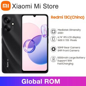 Xiaomi Global Rom Redmi 13c 5g Smartphone 6,74 Lcd-Display 50mp Doppelkamera Mediatek Dimensity 6100+ Octa Core 5000mah Akkuunterstützung 18w Schnellladung