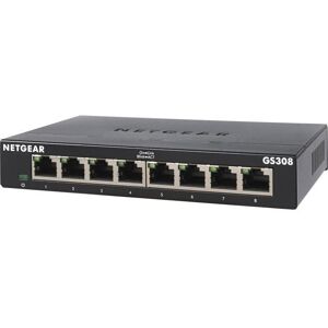 Netgear Gs308-300pes 8-Port-Gigabit-Metall-Ethernet-Switch (10/100/1000)