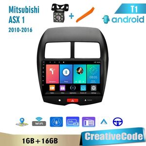 CreativeCode 10 Zoll Android Für Mitsubishi ASX 1 2010-2016 Autoradio Multimedia Video Player GPS Navigation WIFI 1+16GB