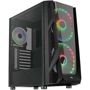 Electronique Mid-Tower Micro Atx / Mini Itx / Atx Aerocool Nighthawkduobk Rgb Usb 3.0 Gehäuse Ø 20 Cm Schwarz