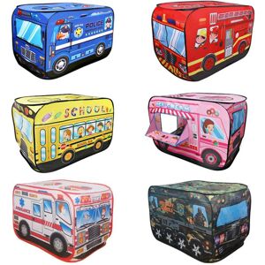 Touchcare Kinder Kinder Zelt Popup Spielen Zelt Spielzeug Garten Rasen Faltbare Spielhaus Feuerwehrauto Spiel Haus Bus Zelt Indoor Outdoor Spiel