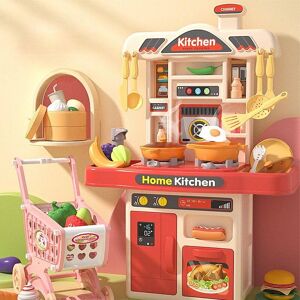 Aloisia Kinder Spielhaus Spielzeug Simulation Küchentisch Mit Sound Kinder Rollenspiel Küchenutensilien Für Mädchen Kochen Lernspielzeug Set