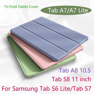Szqcyp Tablet Fall Für Samsung Galaxy Tab A8 10,5 X200 A7 T500 A7 Lite T220 Pu Leder Smart Cover Für Galaxy Tab S6 Lite S7 S8 Funda