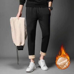 Ping Fun Winter Männer Harem Hosen Gym Jogginghose Feste Dicke Warme Casual Hosen Sport Lauf Training Fleece Hosen