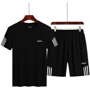 Yl11keep Clothing Herren-Trainingsanzug-Sportbekleidungsset, Lässiges Lauf-Fitness-Zweiteiler-Set