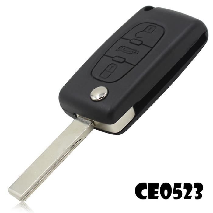 Lg-Expro Plip-Schlüssel Für Peugeot 3-Tasten-Kofferraum 107 207 208 307 308 407 807 Modell Ce0523 Mit Regenschutz, Ferngesteuertes Pro-Plip-Kofferraum