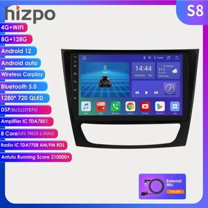 Hizpo Carplay 4g-Lte Android 12 Auto Radio Multimedia Player Für Mercedes Benz E-Klasse W211 E200 E220 E300 E350 E240 E270 E280 Cls Klasse W219 Navi Gps