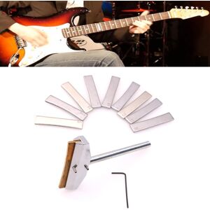 Tomtop Jms E-Gitarre Bass Hals Griffbrett Fret Inlay Tool 9-Teiliges Druck-Bund-Werkzeug-Set Radian Fret