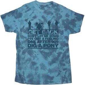The Beatles Unisex-Erwachsene Let It Be Songs Dip Dye T-Shirt