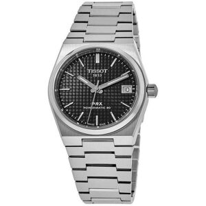 Tissot Prx T-Classic Powermatic 80 Schwarzes Zifferblatt Automatik T137.207.11.051.00 100m Unisex-Uhr