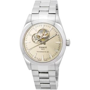 Tissot T-Classic Gentleman Powermatic 80 Stainless Steel Open Heart Sunray Dial Automatic T127.407.11.081.00 T1274071108100 100m Herrenuhr