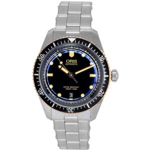 Oris Divers Sixty Five Edelstahl Schwarzes Zifferblatt Automatik 01 733 7707 4354-07 8 20 18 100m Herrenuhr