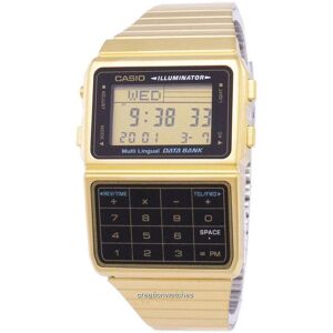 Casio Digital Stainless Steel Data Bank Multi-Lingual Dbc-611g-1df Dbc611g-1df Herrenuhr