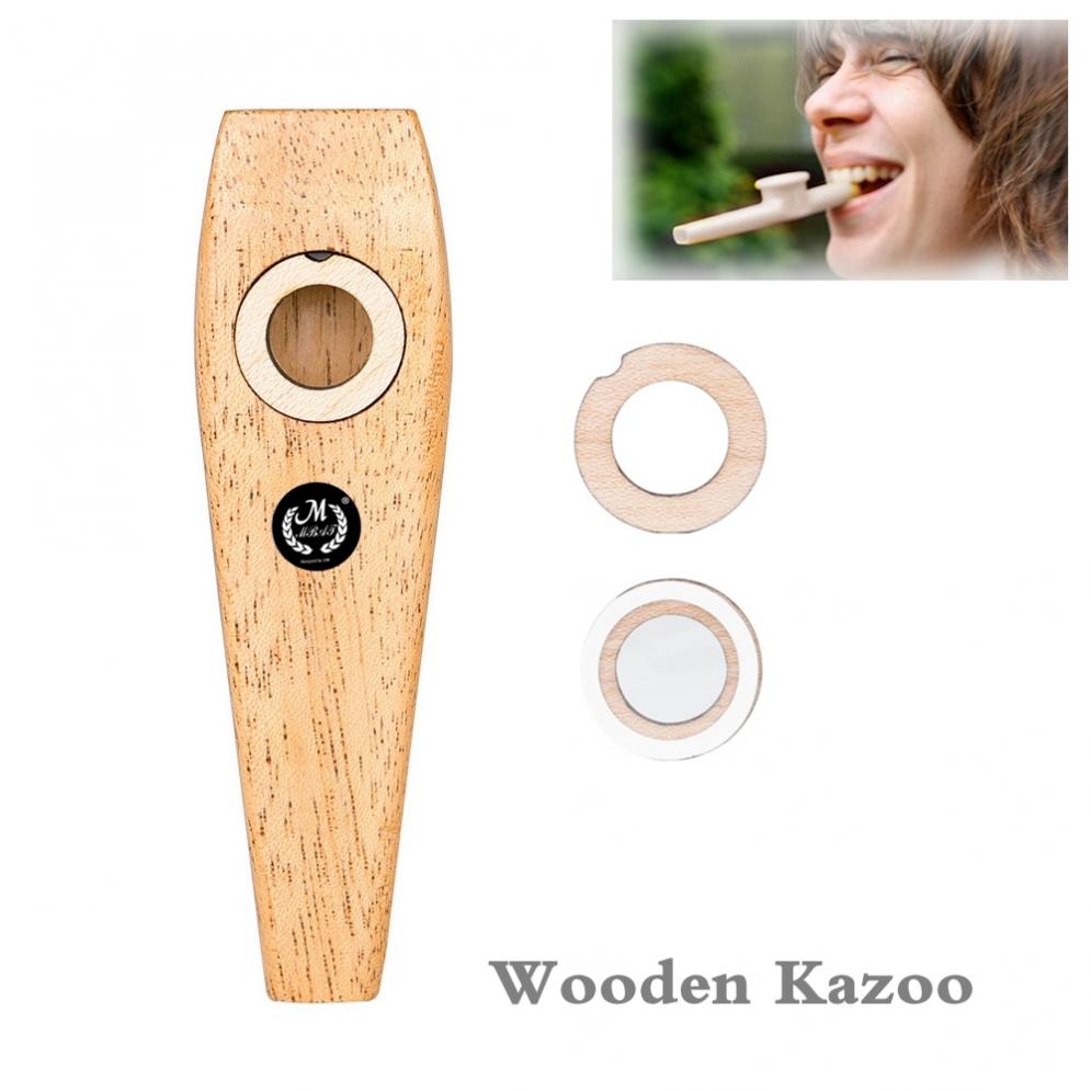 Musical 3 Holzharmonika Mahagoni Kazoo Orff Instruments Ukulele Gitarrenpartner Für Flöteninstrument-Musikliebhaber