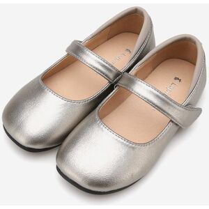 Board M Factory Romque Coco Plain Mary Jane Mädchen Schuhe Kinderschuhe Metallic Grau-Lpftj1j0em