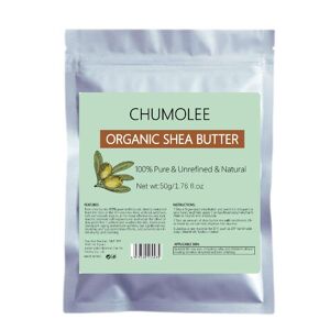 Chumolee 50g/100g/200g/500g Natürliche Bio-Sheabutter 100% Unraffiniert 50g Hautpflege Körper Feuchtigkeitsspendende
