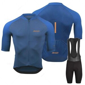 Z-Automotive 2024 Rvouei Team Radfahren Jersey Set Sommer Radfahren Kleidung Mtb Fahrrad Kleidung Uniform Maillot Ropa Ciclismo Radfahren Fahrrad Anzug