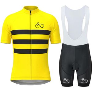 Shi Yao Clothing Streifen Radfahren Jersey Sets Herren Radfahren Kleidung 2023 Sommer Kurzarm Mtb Bike Anzug Road Racing Fahrrad Atmungsaktive Reiten Kleidung