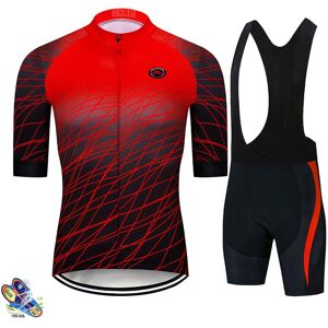 Aonuo Cycling Clothing Spanien Radfahren Sets Fahrrad Uniform Sommer Männer Schnell Trocknend Radfahren Jersey Set Rennrad Fahrrad Trikots Atmungsaktive Mountainbike Radfahren Tragen