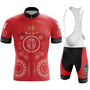 Shi Yao Clothing Totenkopf-Muster, Radtrikot-Set, 2023, Sommer, Herren, Mtb, Rennen, Radsportbekleidung, Kurzarm, Fahrradbekleidung, Atmungsaktiv, Outdoor, Reiten, Fahrraduniform