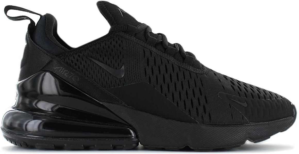 Nike Air Max 270 (W) - Triple Black - Damen Sneakers Schuhe Schwarz Ah6789-006 Original