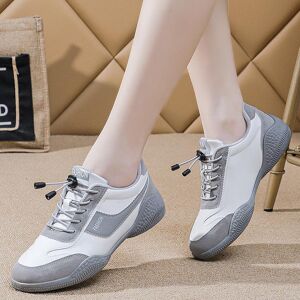 Huasu Top Shoe 2023 Herbst Neue Kleine Weiße Schuhe Frauen Alle Spiel Atmungsaktive Vater Schuhe Licht Freizeit Sport Laufschuhe Frauen Schuhe B698