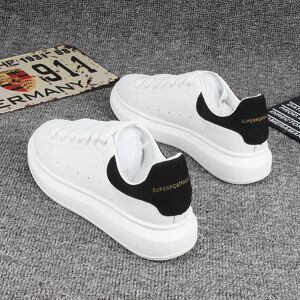 Jiena Top Shoe Kleine Weiße Schuhe Für Herren, Dicke Sohlen Für Herren, Skateboard-Schuhe Für Liebhaber, Lässige Sportschuhe Für Herren, Leichte Reiseschuhe