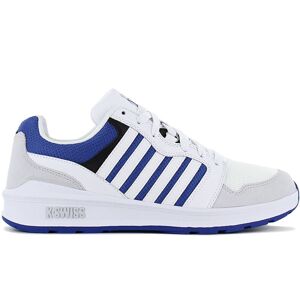 K-Swiss Rival Trainer T - Herren Sneakers Schuhe Weiß-Blau 09079-947-M Original