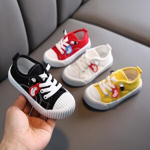 Twinflames Jungen Segeltuchschuhe Turnschuhe Mädchen Tennisschuhe Schnürschuhe Kinder Schuhe Kleinkind Gelb Chaussure Zapato Lässige Kinder Segeltuchschuhe