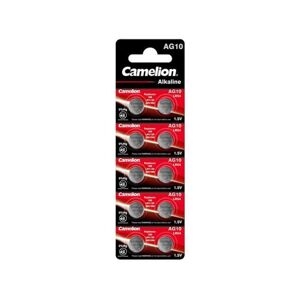 Camelion Packung Mit 10 Camelion Alkaline Ag10 Quecksilberfreie / Hg-Batterien