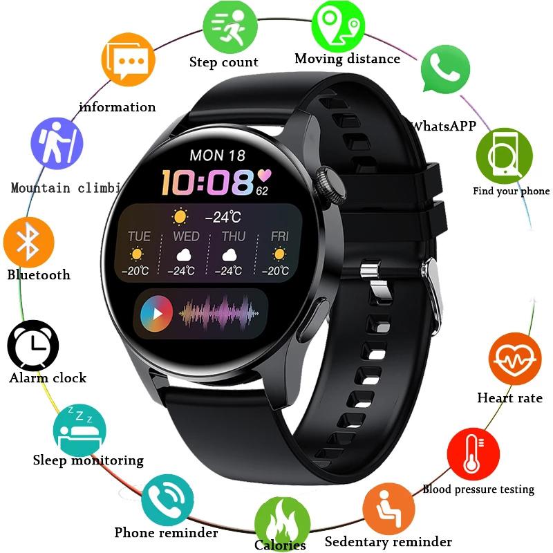 Lige 2021 Männer Smart Uhr Herz Rate Monitor Sport Wasserdicht Herren Uhren Antwort Zifferblatt Anruf Smartwatch Für Android Ios Telefon