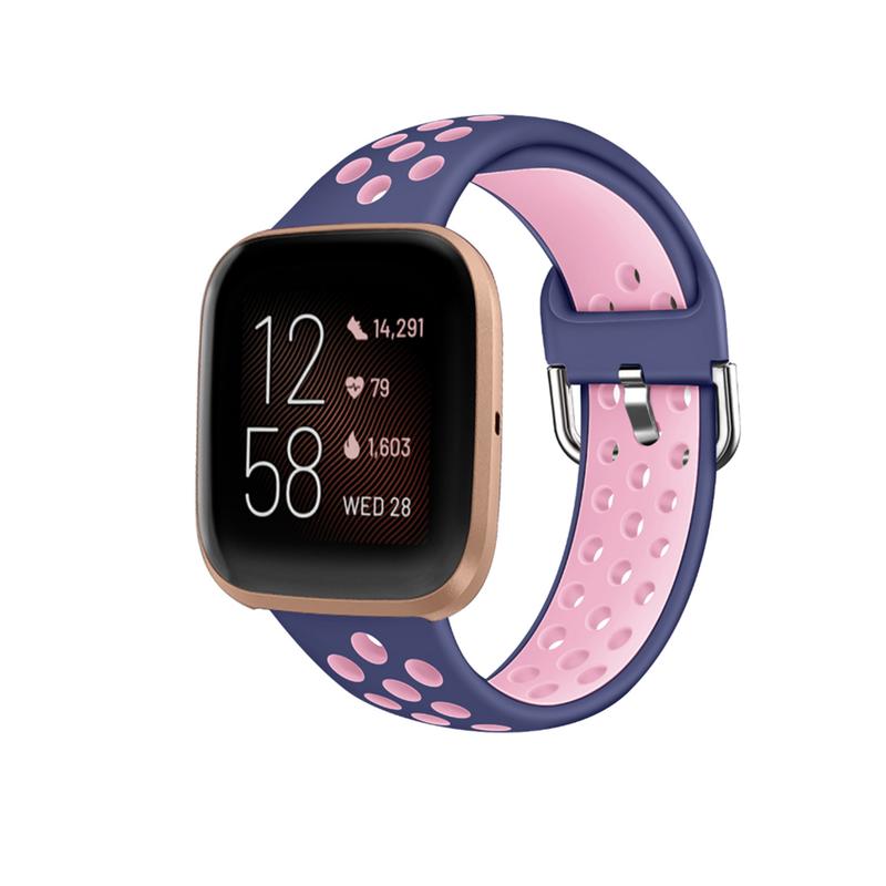 Hod Health&home Smart Watch Armband 2 Farbe Silikonband Reverse Buckle Band Für Fitbit Versa 1