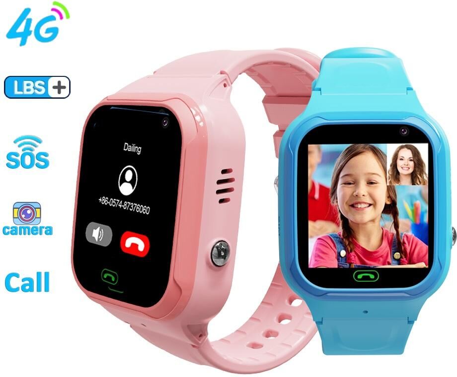 Kgg Kids Smart Watch 4g Kinder Smart Watch Hd Video Anruf Telefon Uhr Sos Rückruf Remote Monitor Uhr Kinder Yong Student Wecker Tracker Uhr