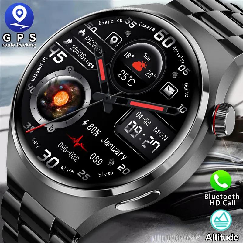 Sacosding Smart Watch Scosding 2023 Neue Nfc Smart Uhr Männer Sprachanruf Sport Uhren Gt4 Pro Kompass Gps Tracker Wasserdichte Smartwatch Für Huawei Xiaomi Ios