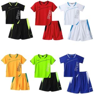 Inlzdz 2 Stücke Kinder Jungen Sommer Atmungsaktives Netz Sportanzug Kurzarm Sport Print Top Mit Kordelzug Shorts Set